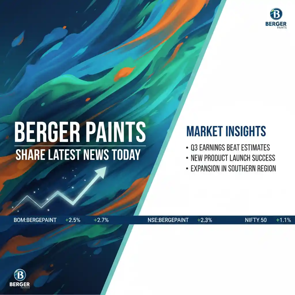 Berger Paints Share Latest News Today and Market Insights