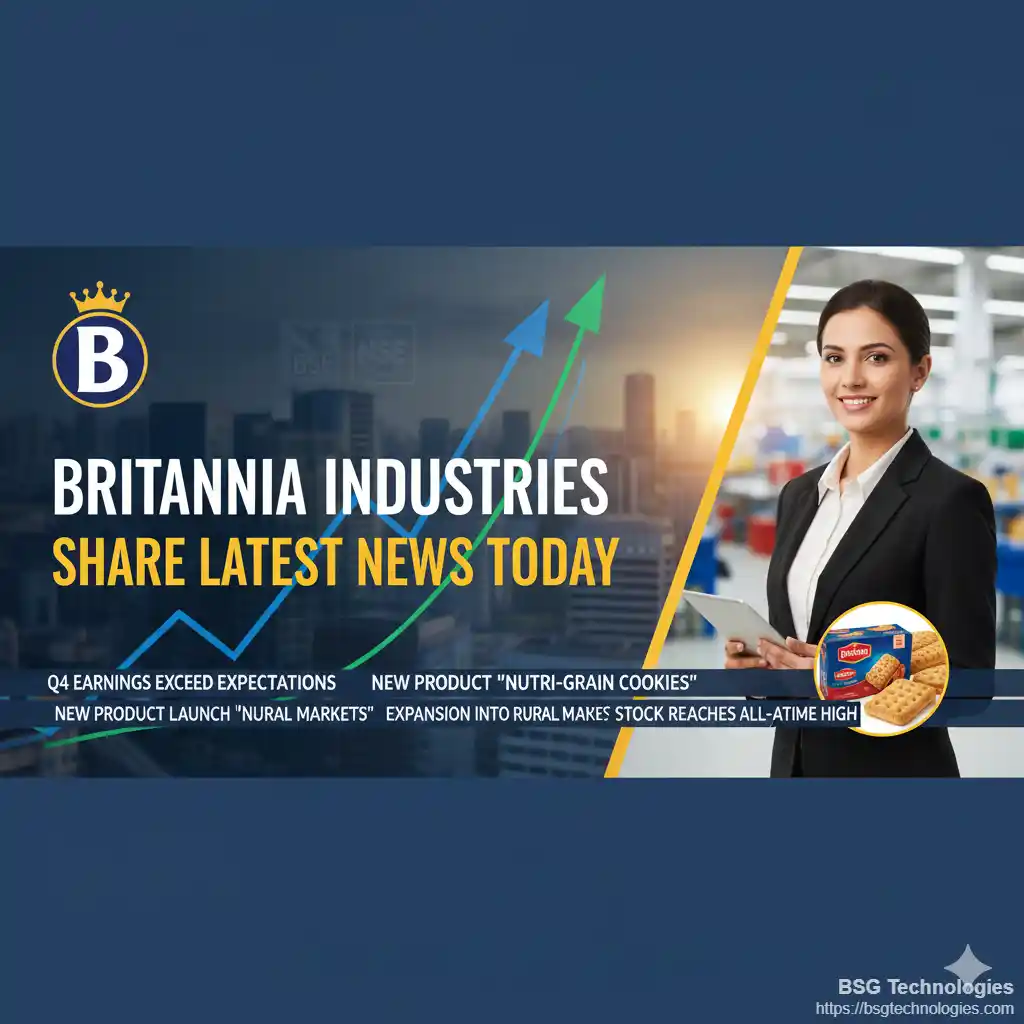 Britannia Industries share latest news today