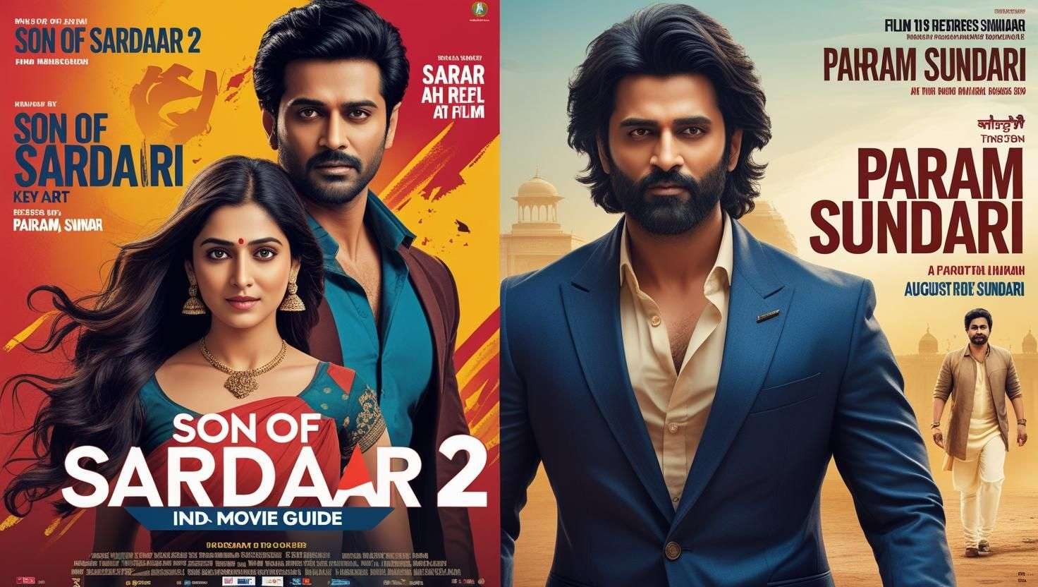 August Movie Guide India: From Son of Sardaar 2 to Param Sundari
