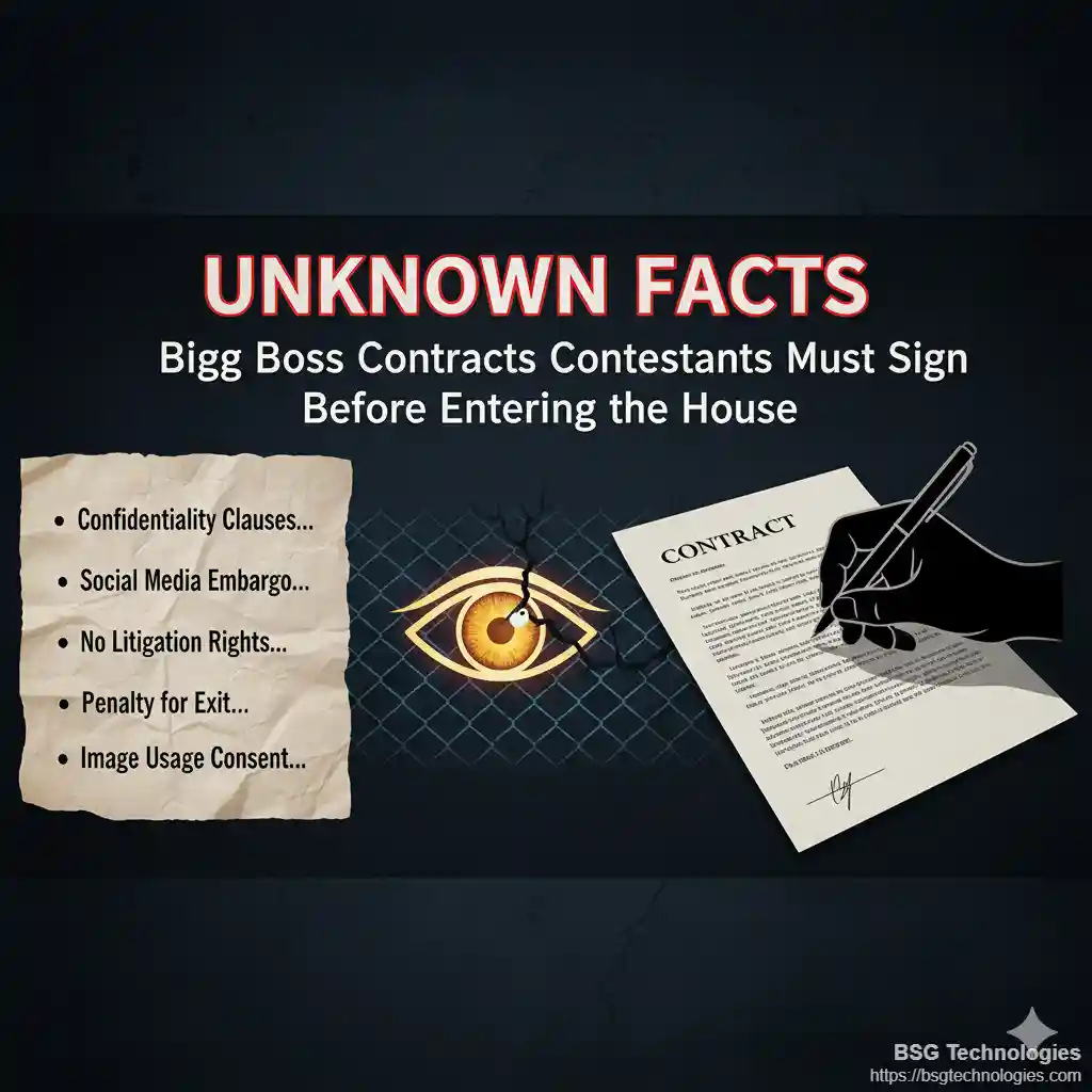 Unknown Facts: Bigg Boss Contracts Contestants Must Sign Before Entering the House