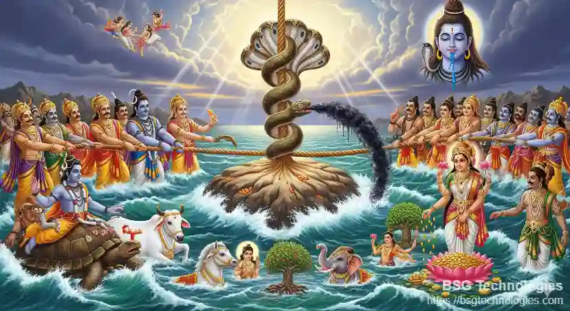 The Churning of the Ocean: Secrets of Samudra Manthan in Hindu Mythology