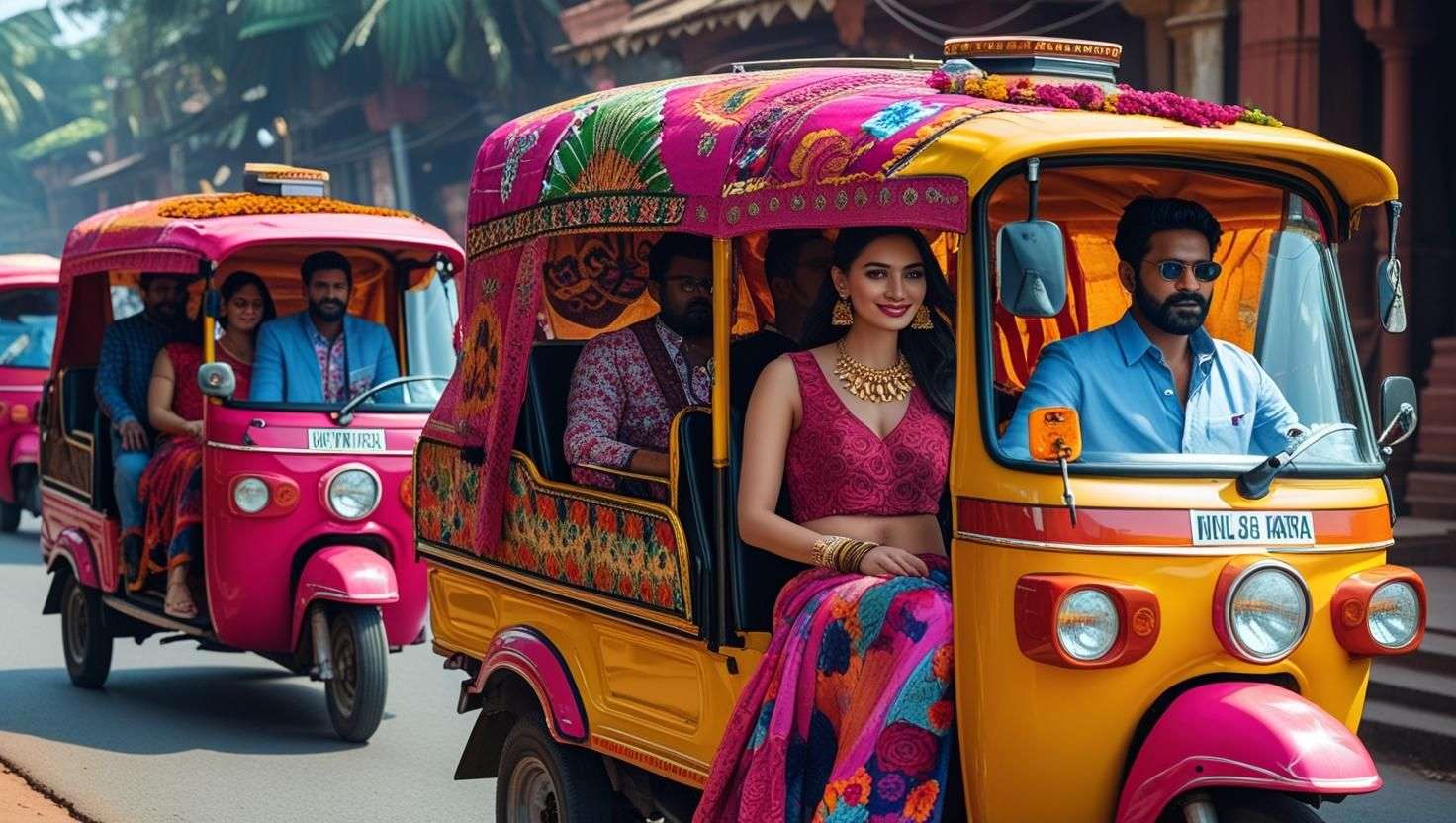 Tuk Tuk Fashion in Kerala The Colorful Style Revolution on Wheels