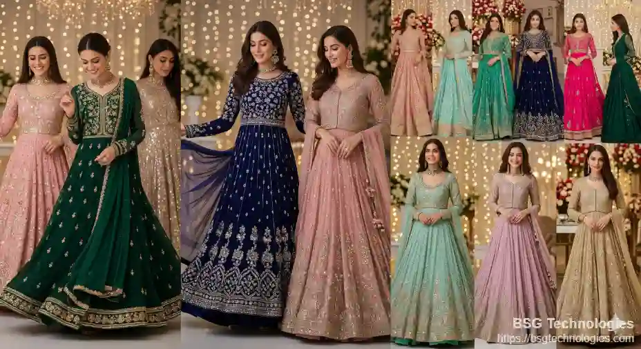 Designer Anarkali Suits for Engagement and Sangeet Nights – A Perfect Blend of Tradition and Elegance