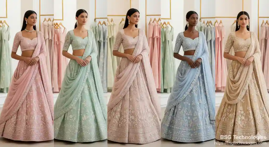 Pastel Lehenga Trends: Subtle Yet Glamorous Indian Wedding Dresses