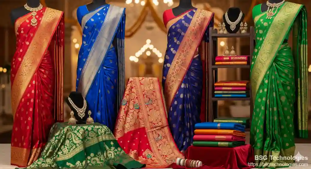 Silk Saree Collections for Traditional Indian Wedding Vibes
